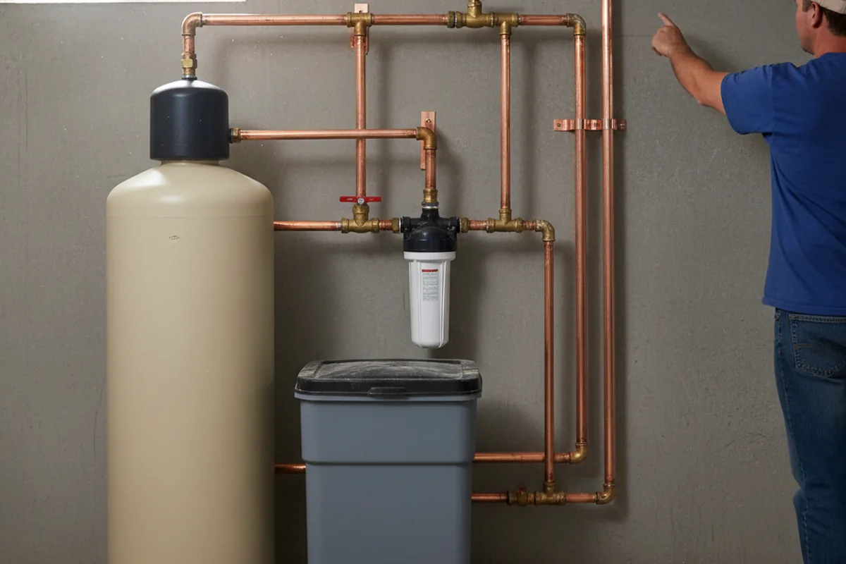Whole-house water treatment system installed in Swain